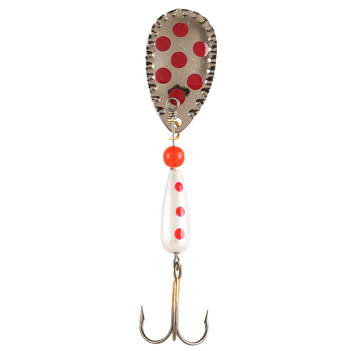 Cuchara Waterdog Dotty D3 N3 9Grs Plateado Y Rojo