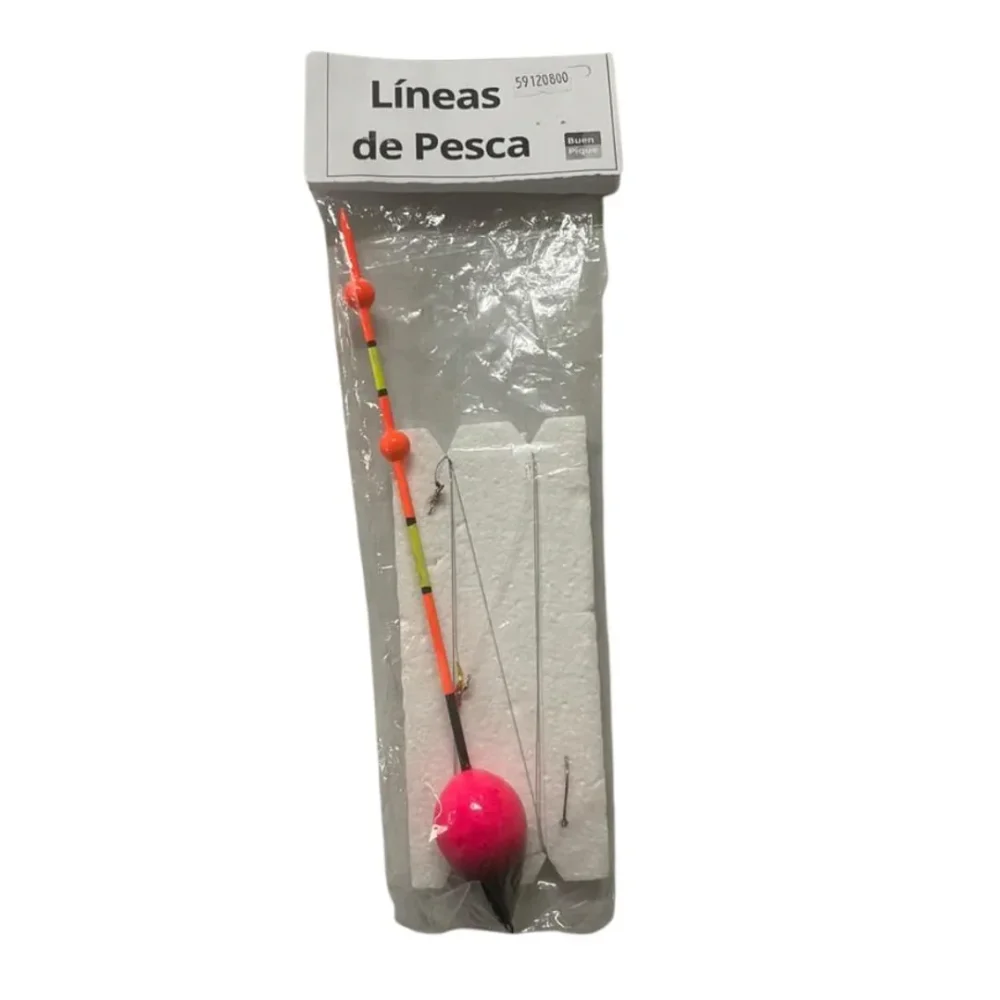 59121300-2.webp Linea Buen Pique de Vuelo B.p. para Pejerrey "Acostada" con Boya Lt y Plomo.