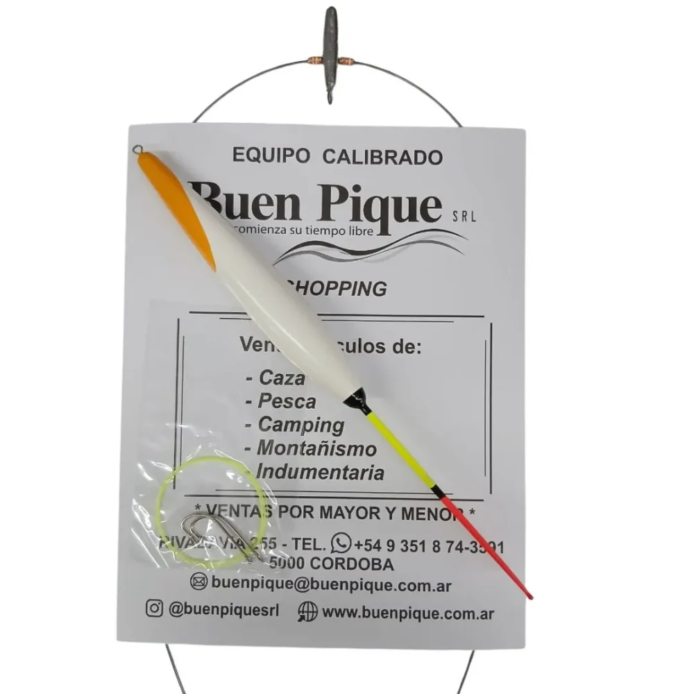 Balancín Buen Pique sin Esmerillón 15g Boya Kiri Pejerrey Completo