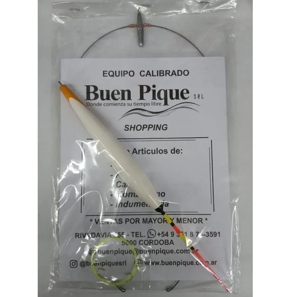 Balancín Buen Pique sin Esmerillón 15g Boya Kiri Pejerrey Completo
