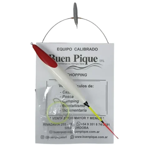 Balancín Buen Pique Boya Kiri 20g Pesca Pejerrey de Fondo Completo
