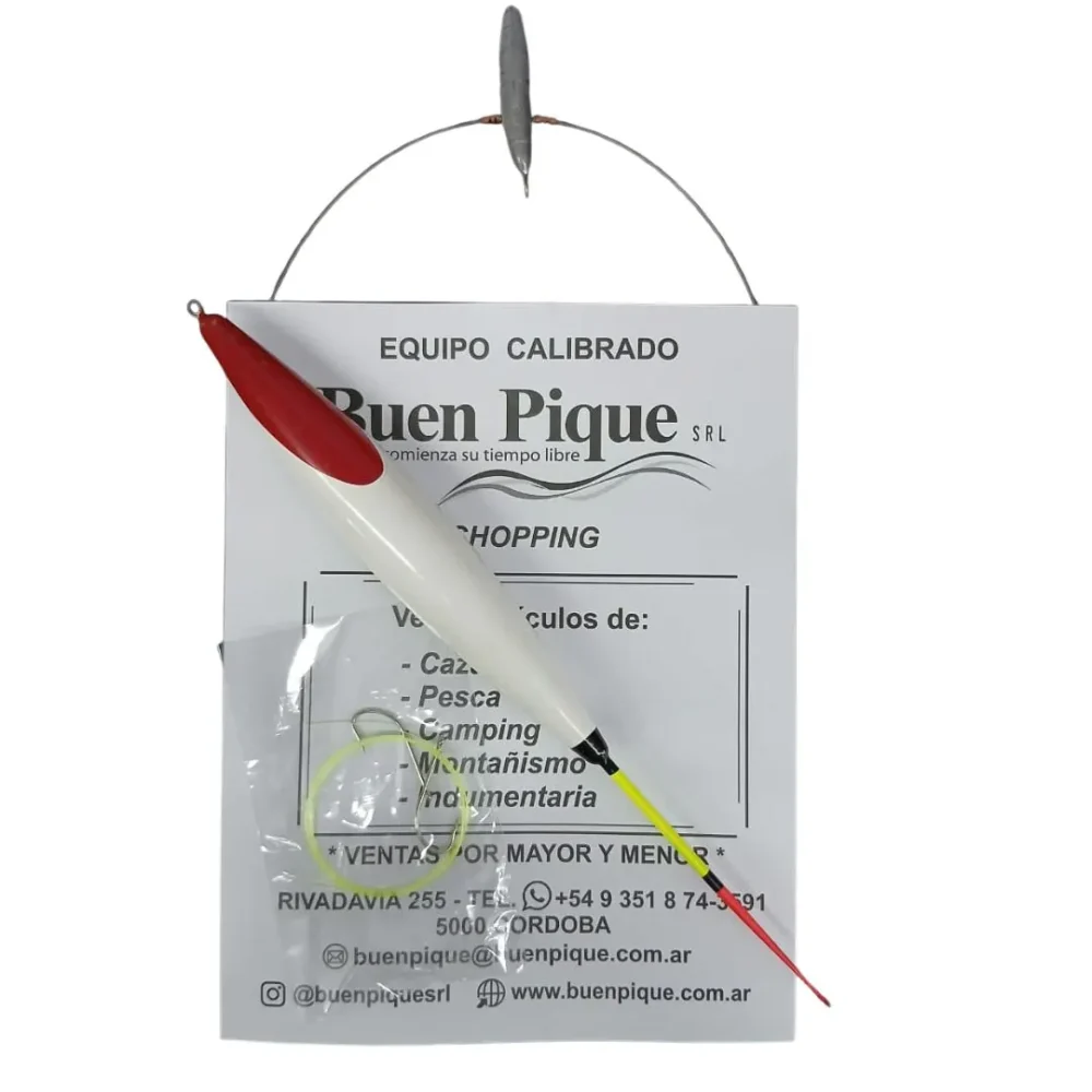 Balancín Buen Pique sin Esmerillón 30g Boya Kiri Pejerrey Completo