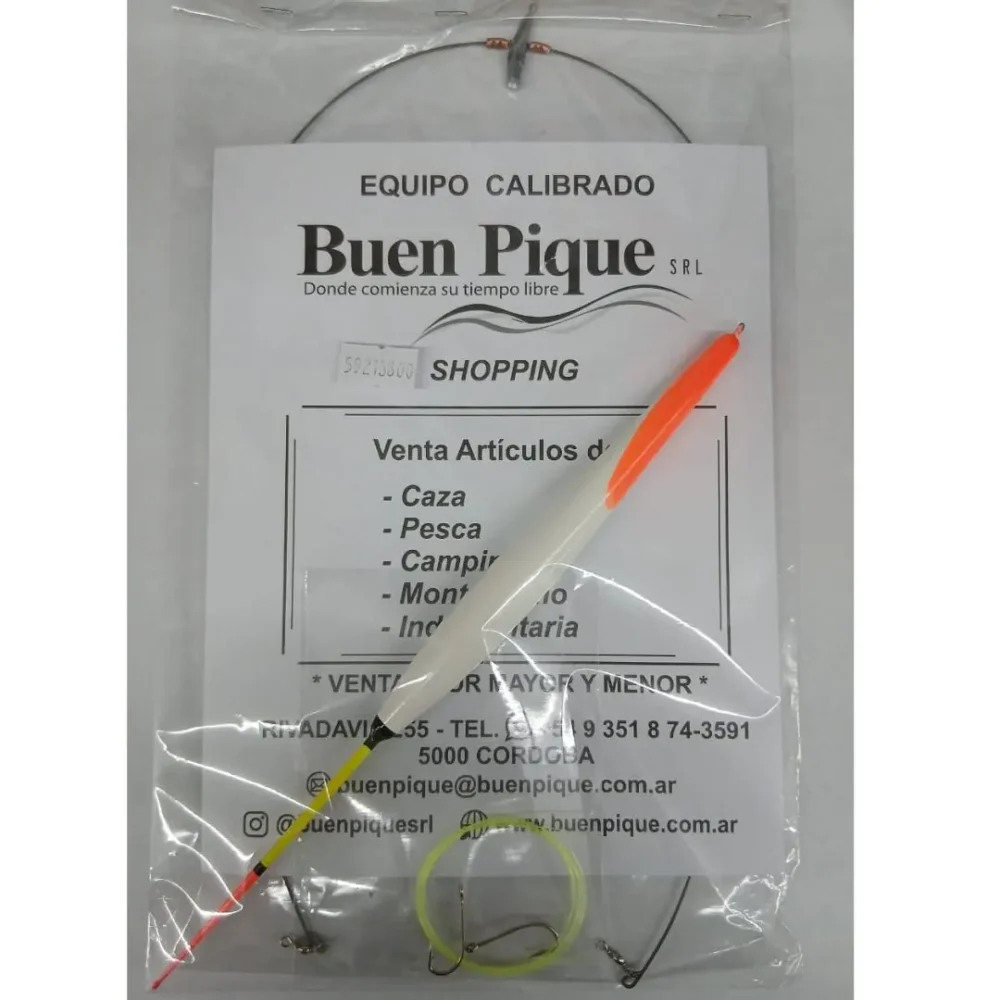 Balancín Buen Pique con Esmerillón Boya Kiri Ultra Liviano 05-07g