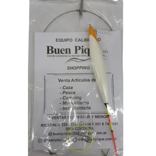 Balancín Buen Pique con Esmerillón 18g Boya Kiri Pejerrey Completo