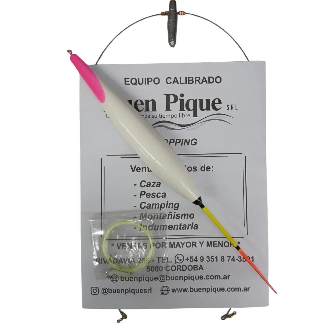 Balancín con Esmerillón 10g Boya Kiri Pejerrey Completo