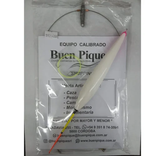 Balancín Buen Pique con Esmerillón 20g Boya Kiri Pejerrey Completo