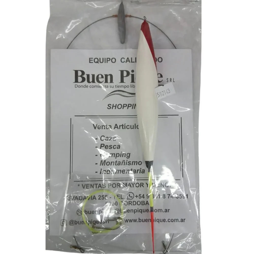 Balancín Buen Pique con Esmerillón 25g Boya Kiri Pejerrey Completo