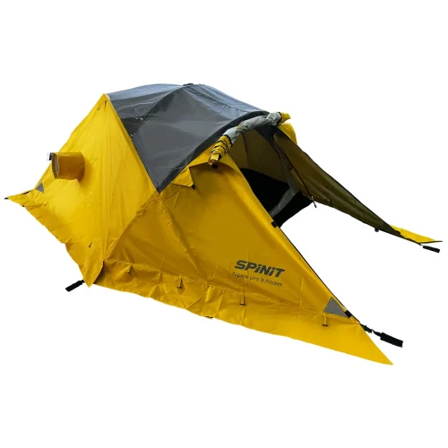 Carpa Alpine Pro 3 Andes 3P 3,2X1,9X1,10mts 3,9kg con Varilla de Alum. 5000mm con Faldones 600225