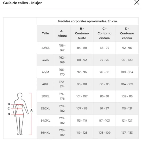 Térmica Montagne Tamar /52 Remera XXL
