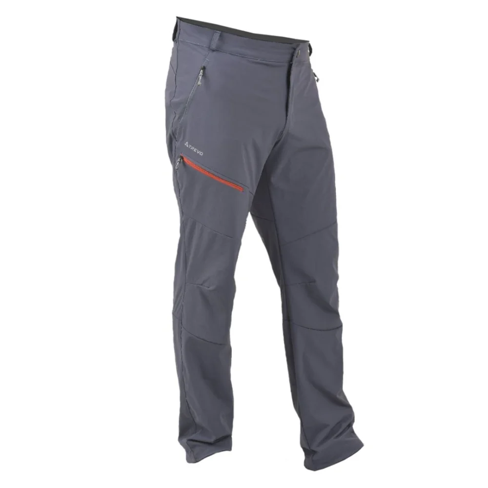 64000422 Pantalon Trevo Sendero Slim Fit Gris "D/Microfibra Spandex" M