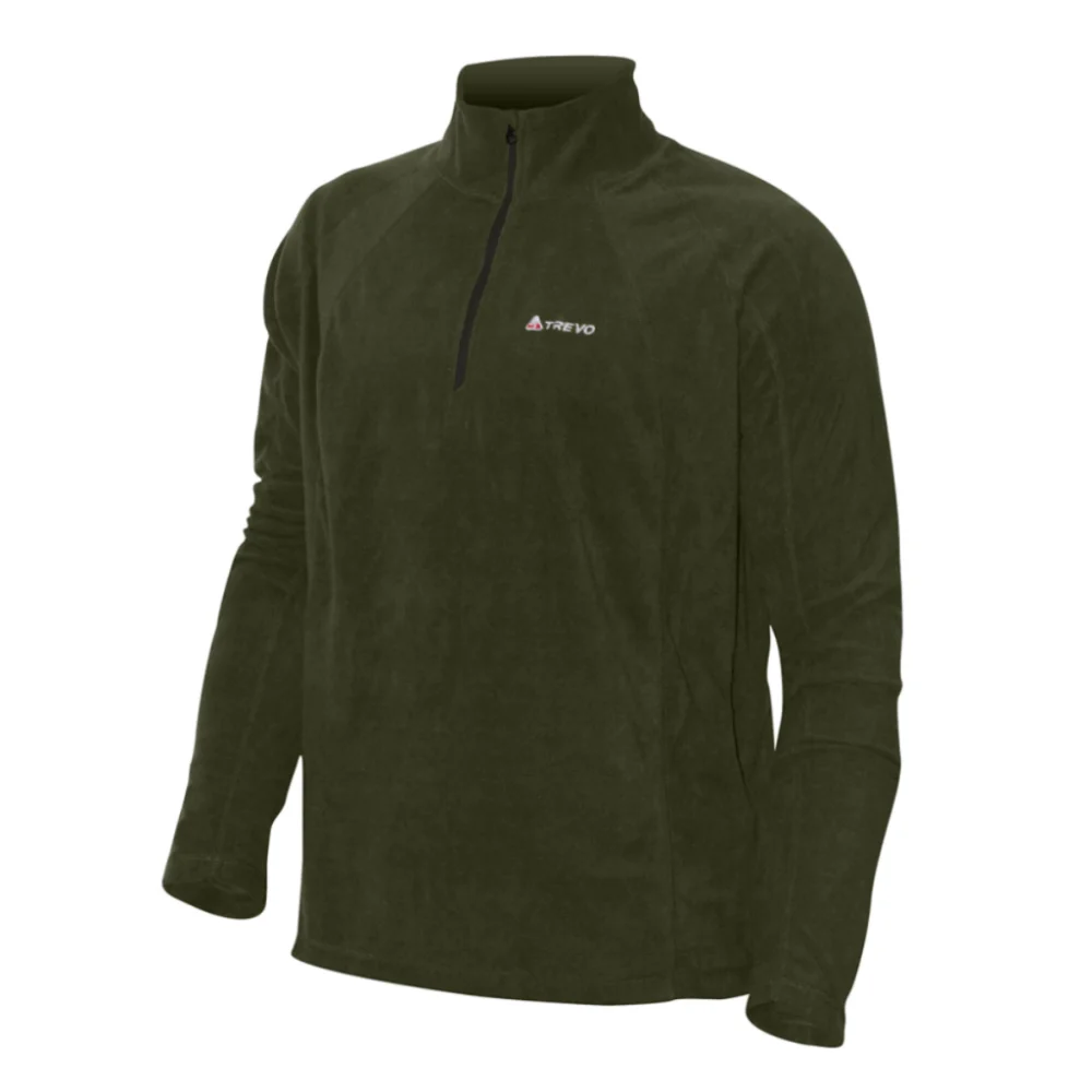 Buzo 1/2 Cierre Micropolar Seco Verde M