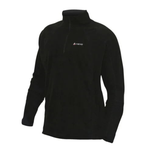 Buzo 1/2 Cierre Micropolar Negro S