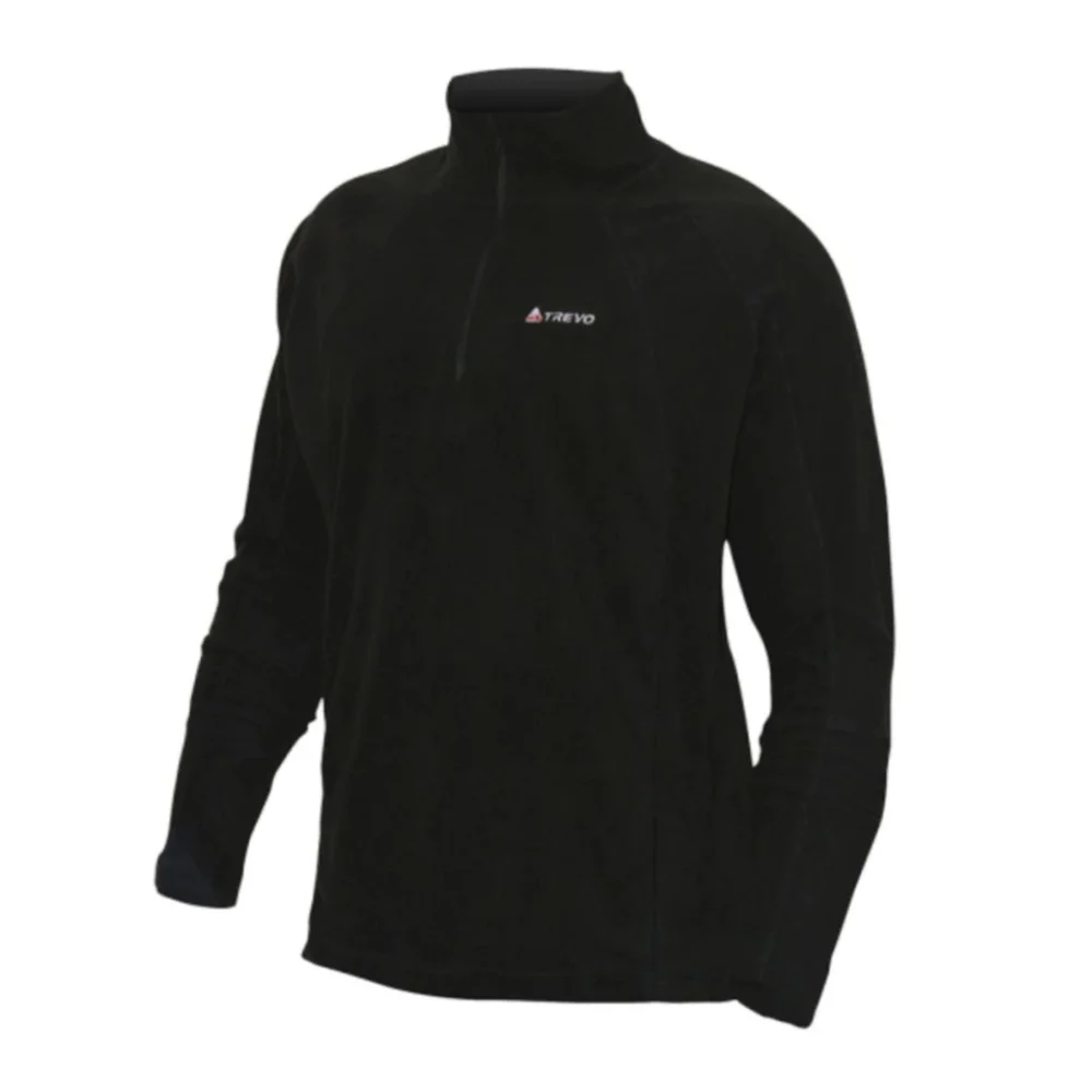 64010205 Buzo 1/2 Cierre Micropolar Negro XXL