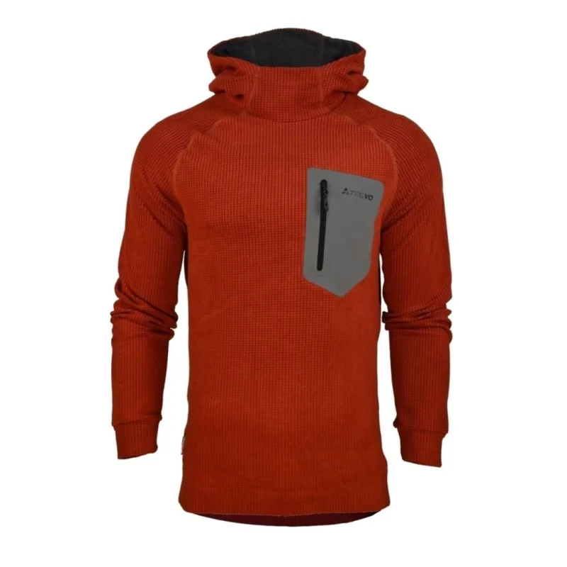 Buzo Domuyo con Cap Micropolar Spandex Rojo S