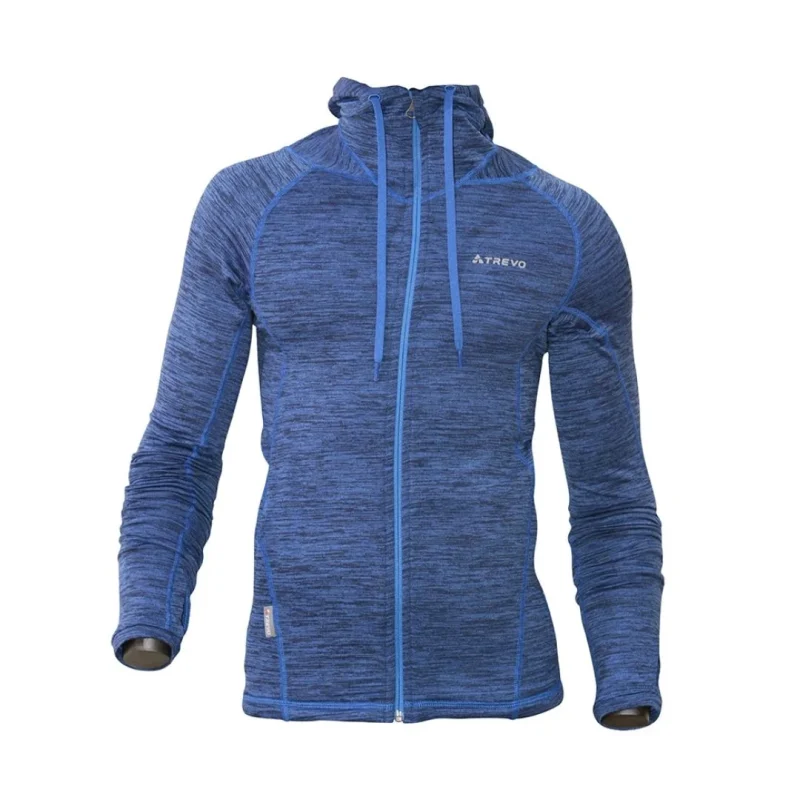 Campera Guider Thermo Balance con Cap Azul Zafiro S