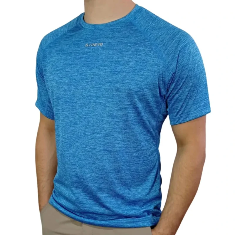 Remera Trevo X Terra Manga Corta Azul Acero XXL