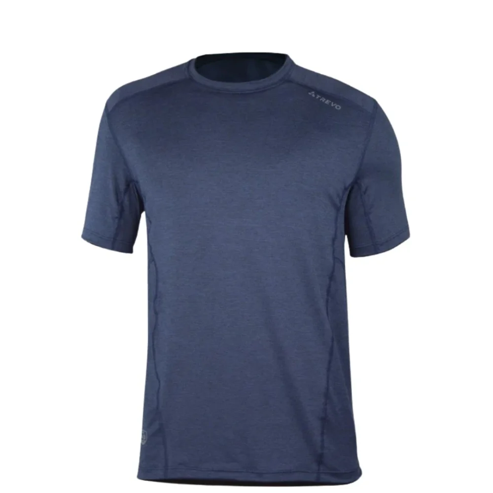 Remera Comechingones Uv40 Manga Corta Azul Noche XL