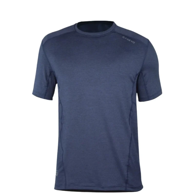 Remera Comechingones Uv40 Manga Corta Azul Noche XL