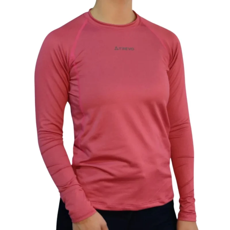 64250112 Remera Trevo Travesia Manga Larga Frambuesa M