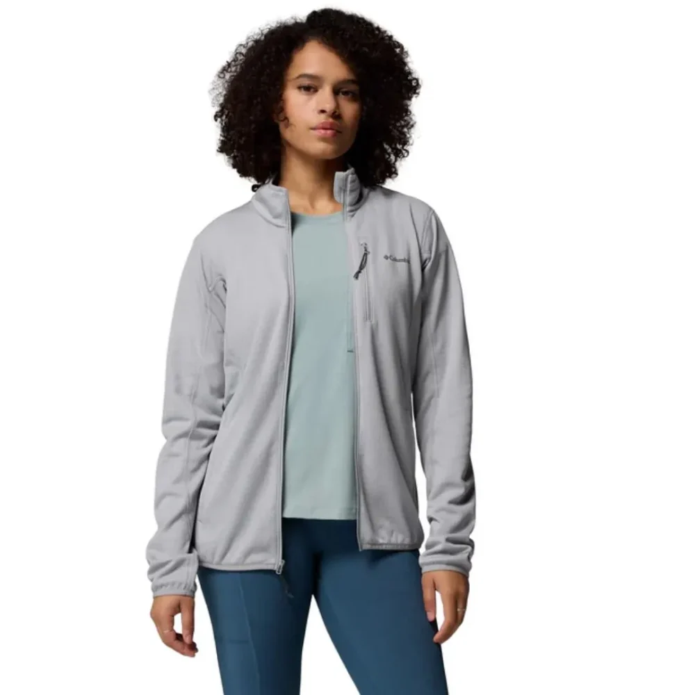 Campera Columbia Essential Hike Grid Grey Gris XS