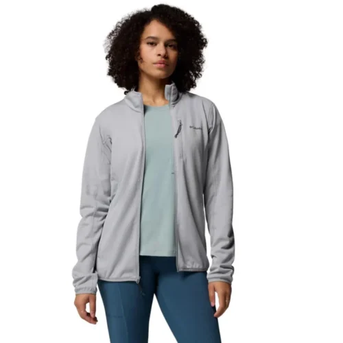 Campera Columbia Essential Hike Grid Grey Gris XS