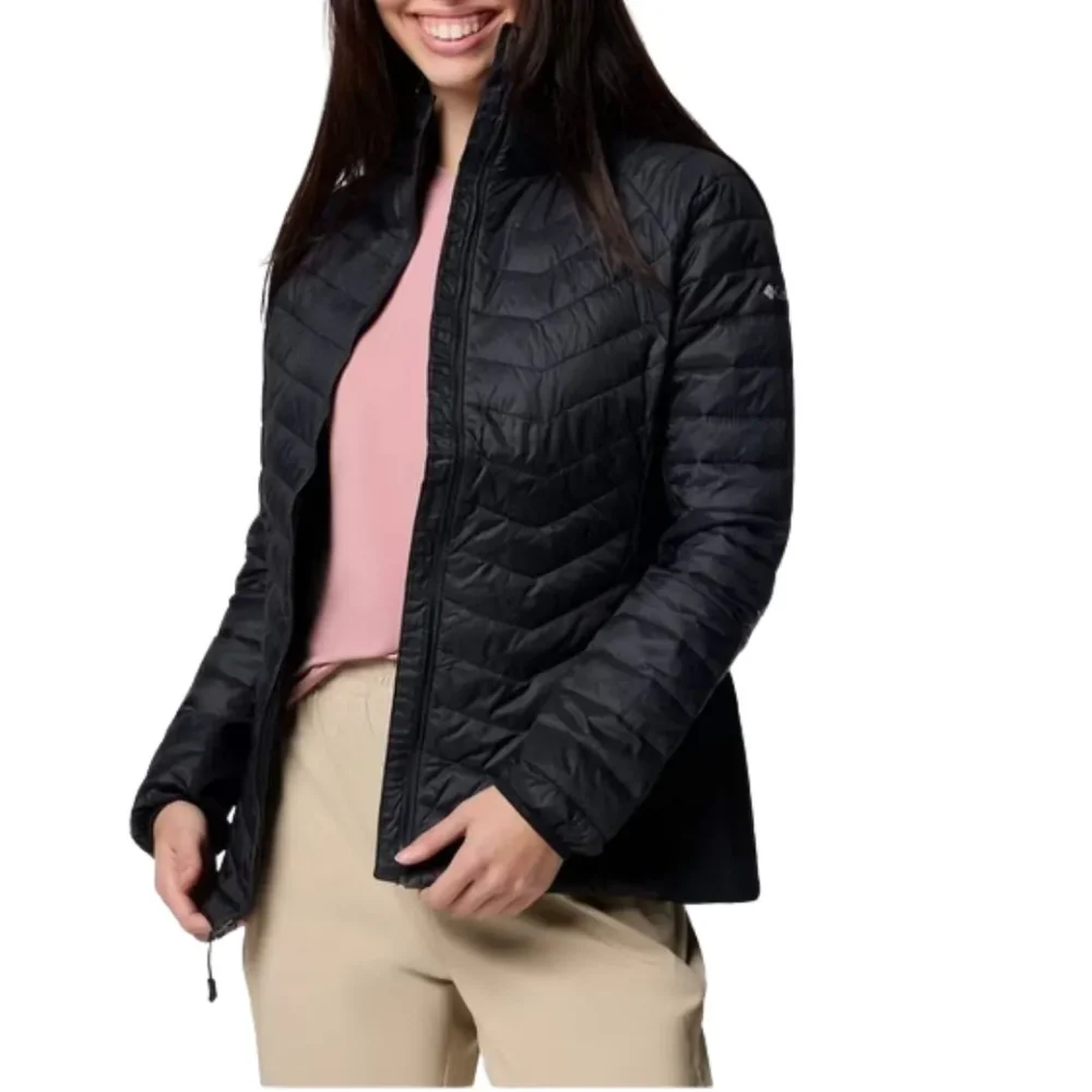 Microfibra Columbia Powder Pass Iii Hybrid Black Negro XS