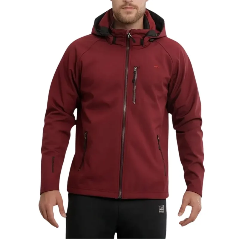 Campera Montagne Softshell Elbrus Bordo M