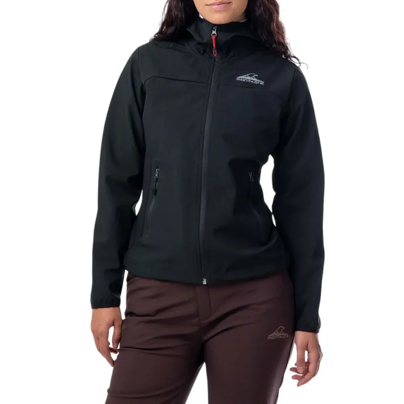 Campera Montagne Softshell Siri Negro M