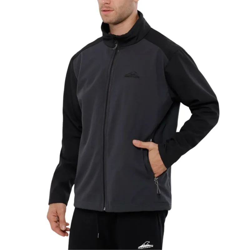 68910800.webp Campera Montagne Thron Shark Sking Soft Shell Tricapa Gris Acero M