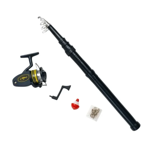 Kit Fishing Set de Pesca para Principiantes y Niños - Combo Extensible Completo
