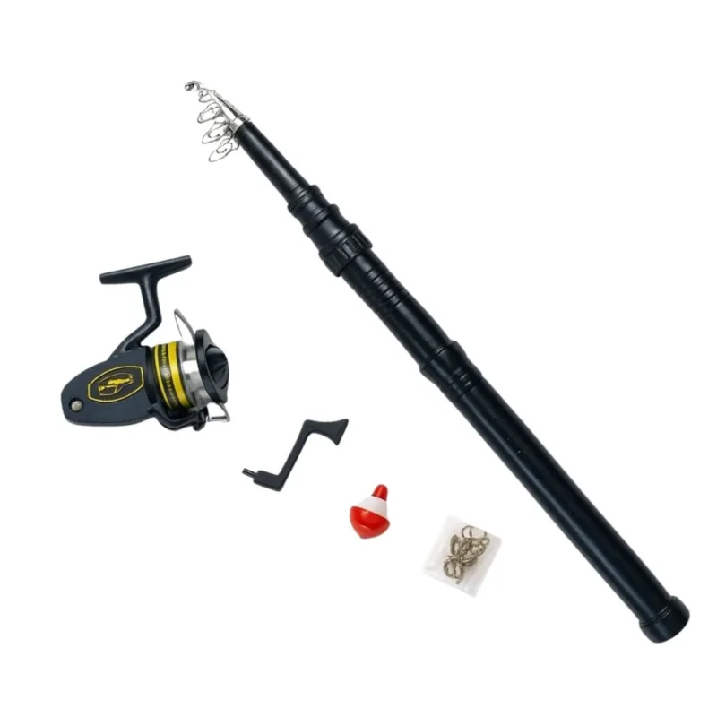 Kit Fishing Set de Pesca para Principiantes y Niños - Combo Extensible Completo