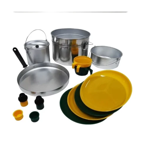 Marmita Ntk "Cook" P/4 Per. "14 Piezas Alum." C/Bolso (307267)