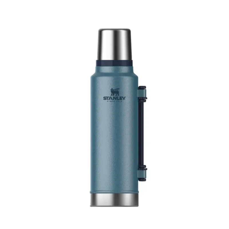 Termo Stanley Classic 1,400 Lts Lake/Azulino con Manija 46971