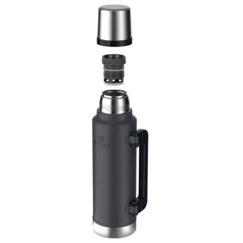 Termo Stanley Classic 1,400 Lts Asa Plegable Negro 2.0 (600403)