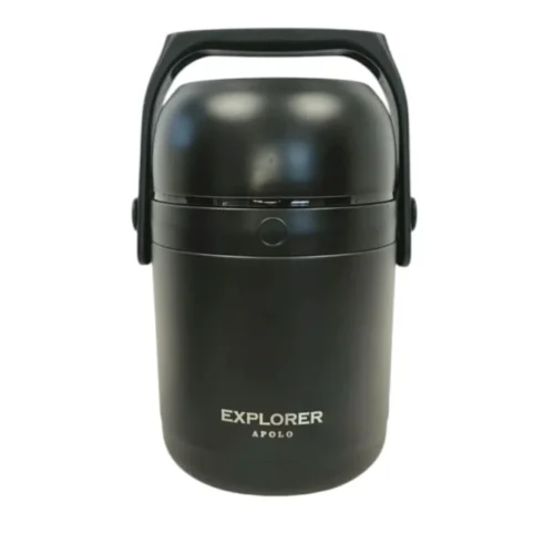 Lunchera Explorer de Acero 1,2 L Negro