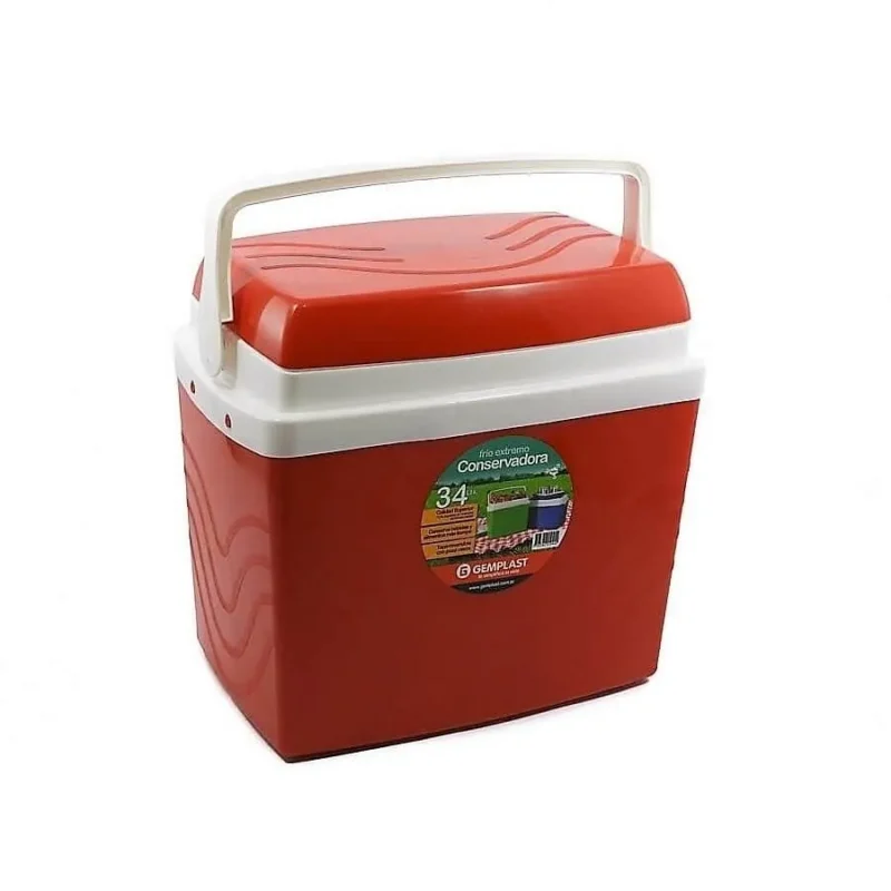 Heladera Conservadora Gemplast 34 Lts Roja o Azul Capri