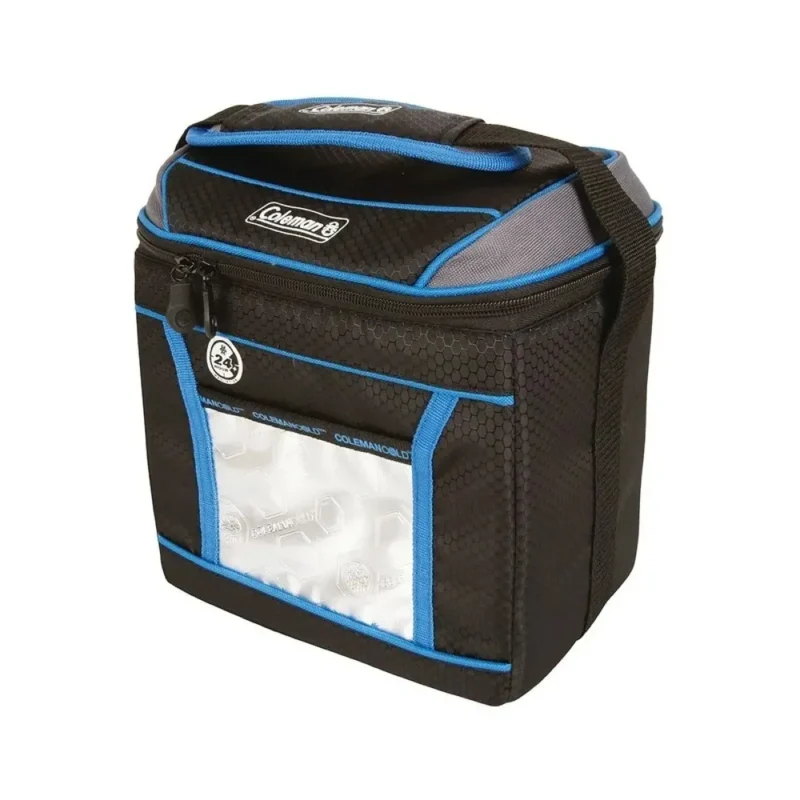Bolso Termico Trailblazer 16Latas/24Hs Black/Blue 20X28X29 Cm