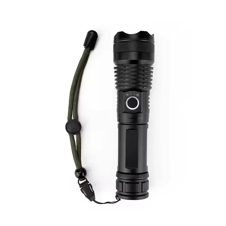 Linterna Tactica Lin-1-8 8000Lum C/Zoom "Led" Recargable Usb (Lin-1-8)