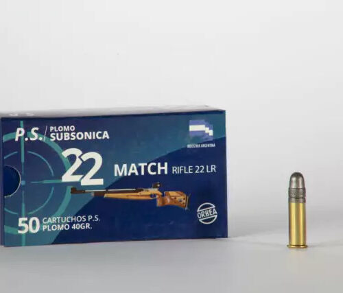 Balas 22Lr Ph Subsonica Plomo con U (Caja X 50 Unidades) Orbea