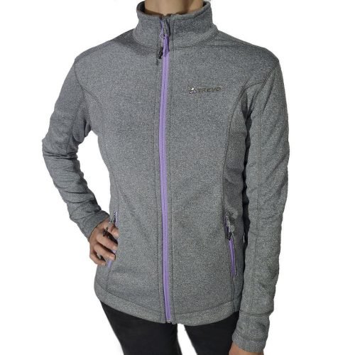 t017_cam-cordillera-mujer-grisclarotrevo1.jpg Campera Cordillera Micropolar Mujer Talle 1/S Gris Pig. (Ia0631) Trevo