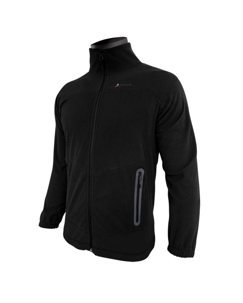 Campera Thermo Block Polar Hombre Talle 2/M Gris Topo (Ia0609) Trevo