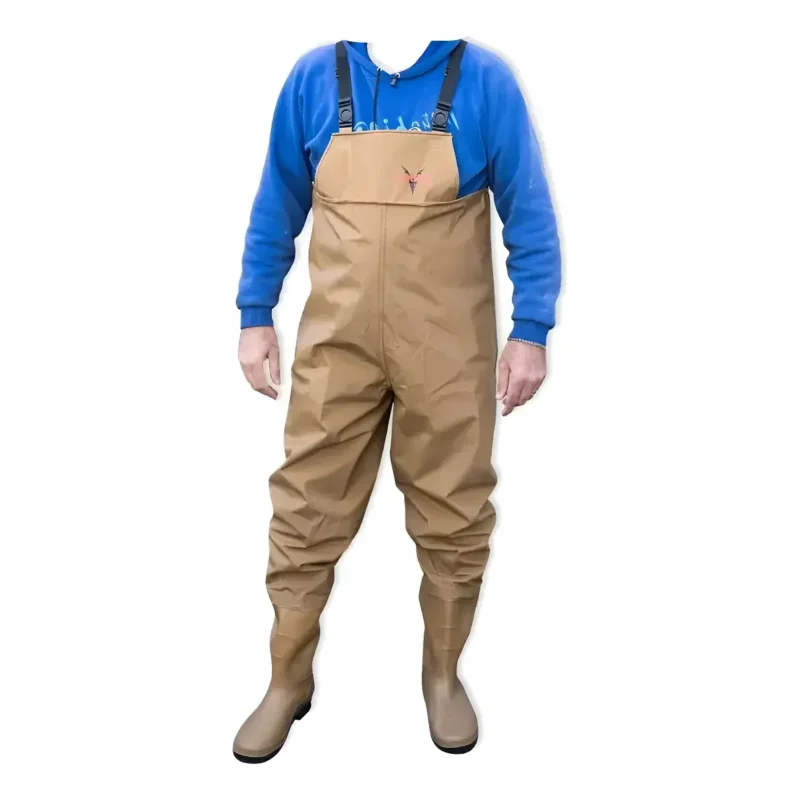 Waders Pvc Nº40 Marron con Bota Liviano