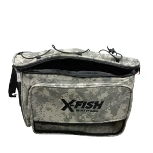 Bolso de Pesca X-Fish Mediano con Bolsillos Arena 40X25X25 Cm