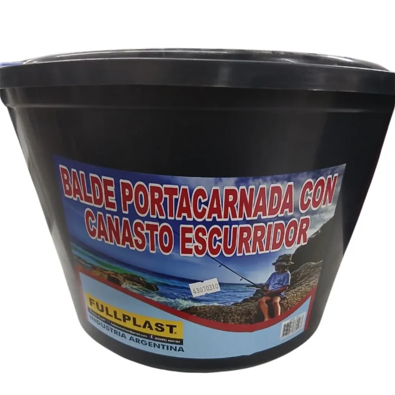 43070310 Balde Mod.157 Porta Carnada con Canasto 40X120 Cm
