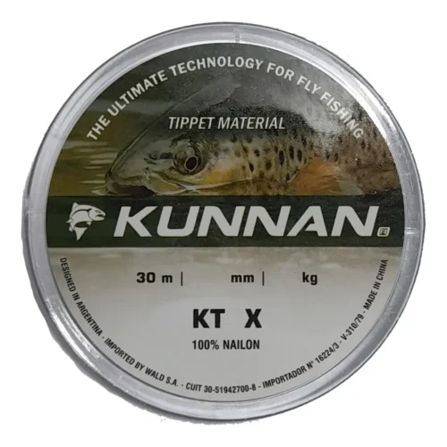 Tippet Kunnan 3X 30mts 8Lb 3,1kg