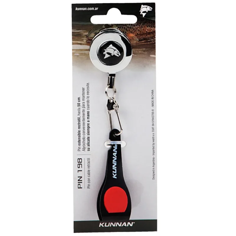 Pin de Pesca Pin 198 con Alicate 50 Cm Negro