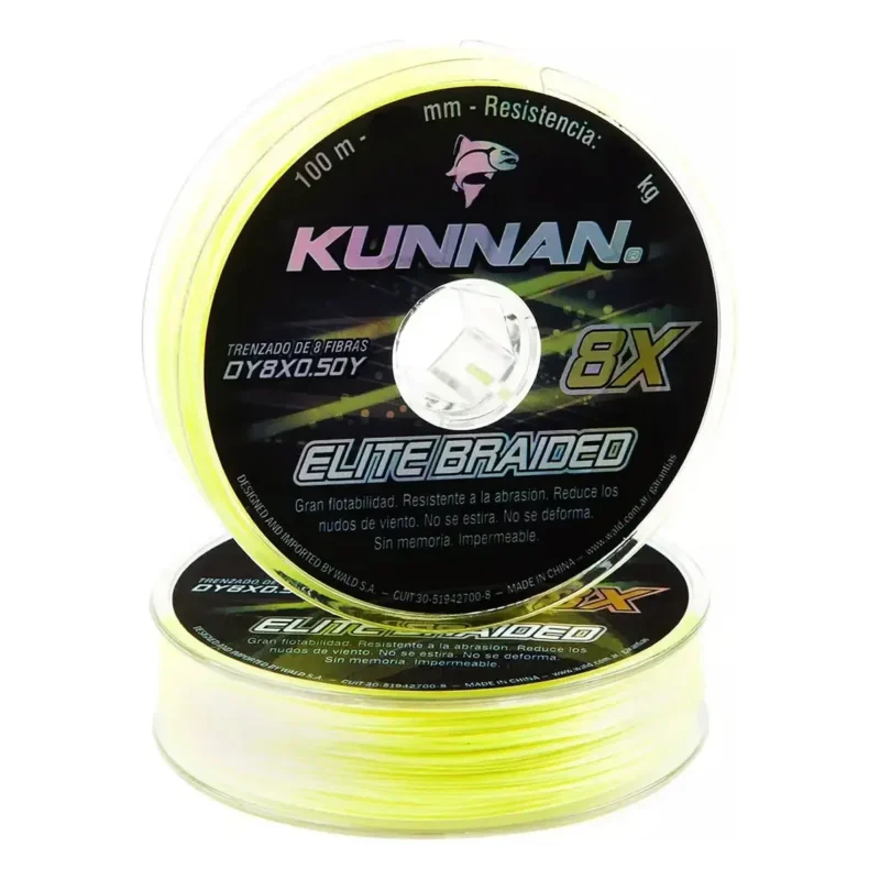 Multifilamento e´lite 8X 0,12mm/9,6kg 8 Hebras