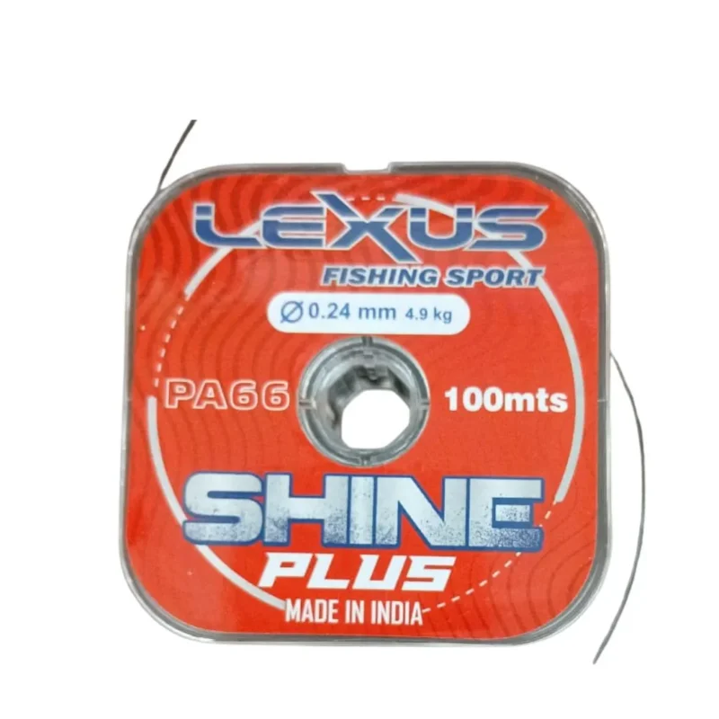 50561600 Nylon Lexus Shine Plus 0,24X100mts 04,9kg Bco/Vde Fluor