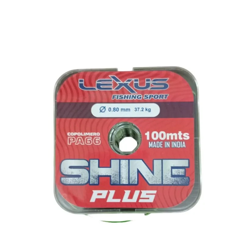 50562500 Nylon Lexus Shine Plus 0,80X100mts 37,2kg Bco/Vde Fluor