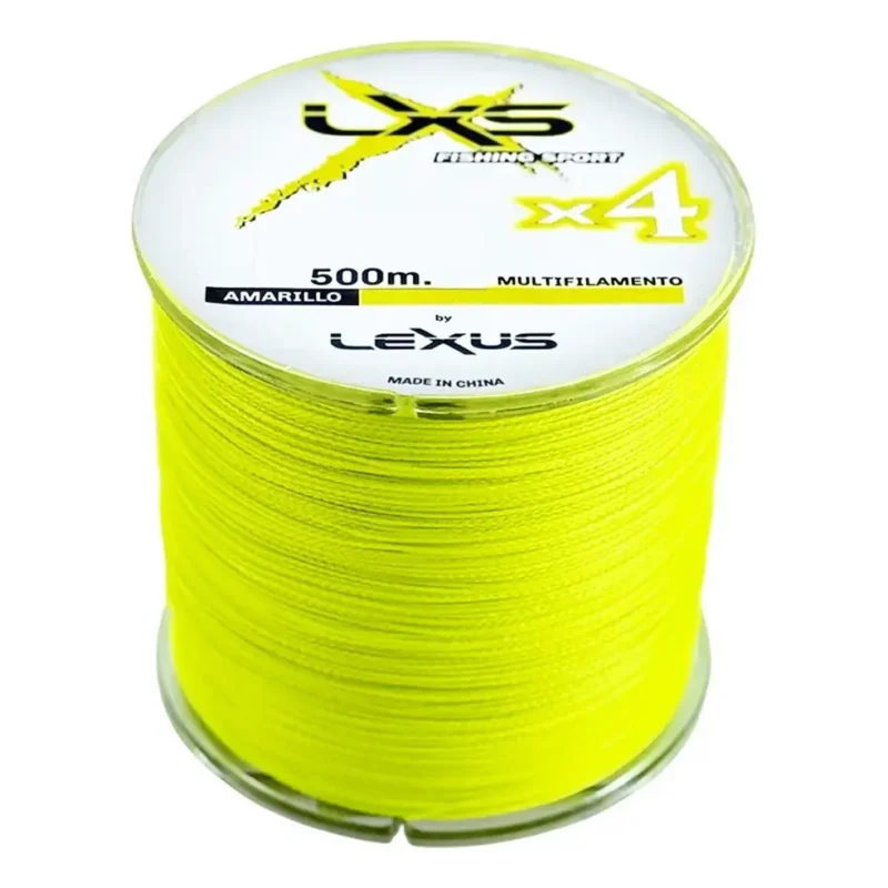 Multifilamento 4X 0,10mm/ 6,00kg-14Lb/500mts Amarillo